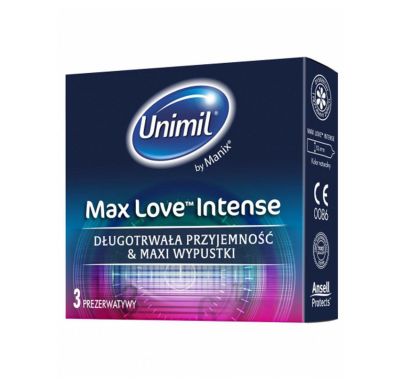 Unimil Max Love Intense 3ks