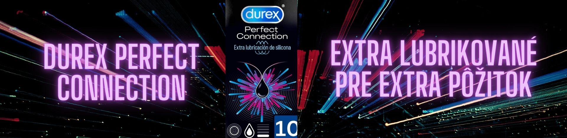 Durex Perfect Connection - extra lubrikované kondómy