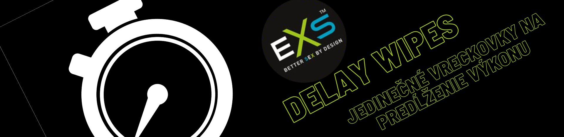 EXS Delay Wipes - utierky na predĺženie výkonu