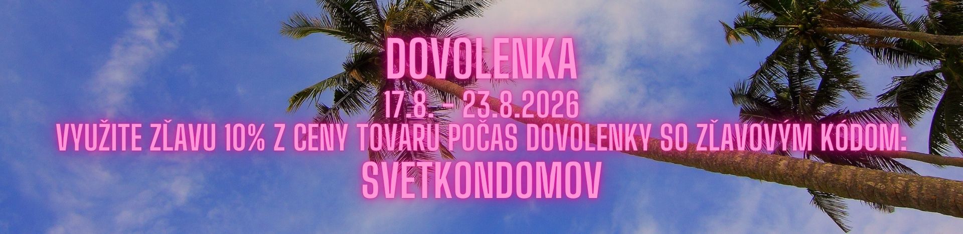 Dovolenka 17. - 23.8.2026