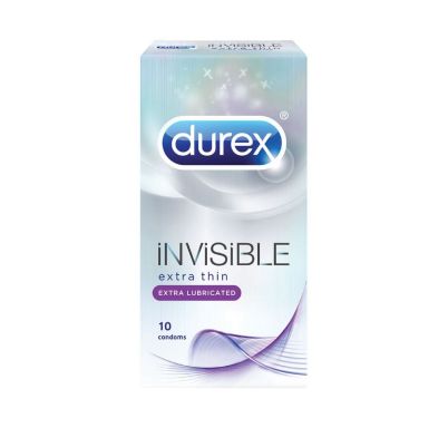 Durex Invisible Extra Lubricated 10 ks