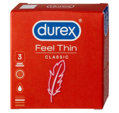 Durex Feel Thin Classic 3 ks