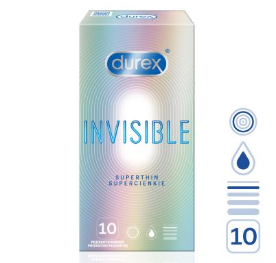 Durex Invisible Superthin 10 ks