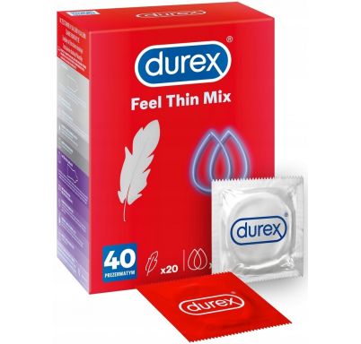 Durex Feel Thin Mix 40 ks