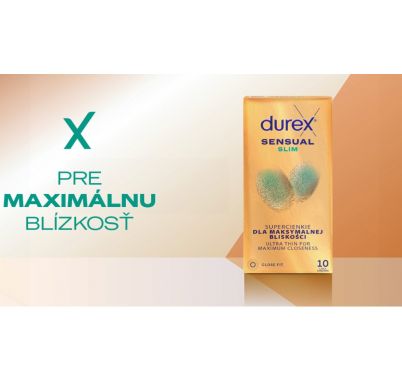 Durex Sensual Slim 10 ks
