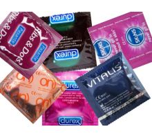 kondómy s vrúbkami a prúžkami